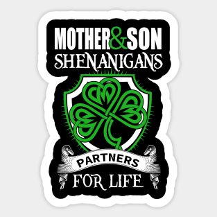 Mother Son For Life Sticker